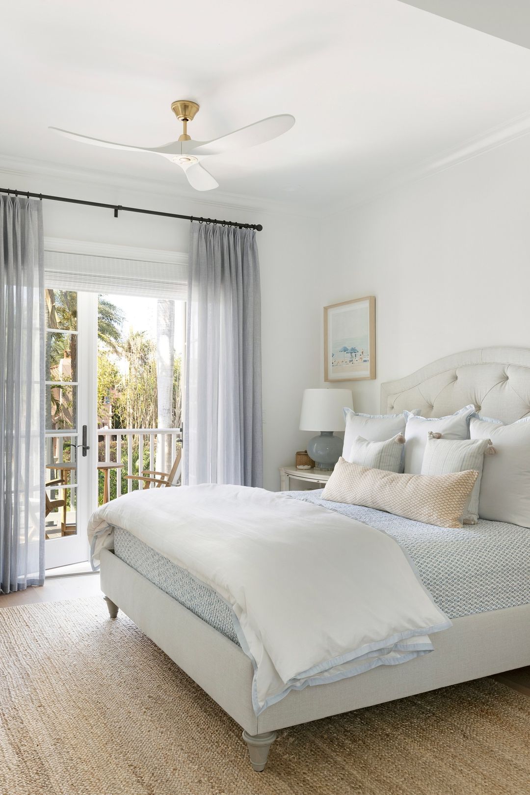 Utilize Soft Fabrics and Light Curtains for a Breezy Bedroom