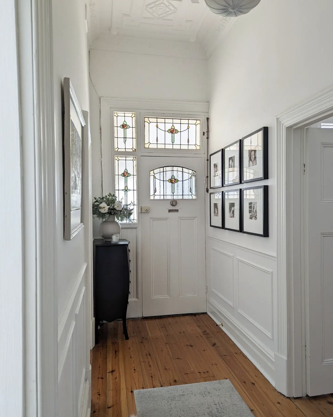 Elegant and Classic Entryway Gallery Wall