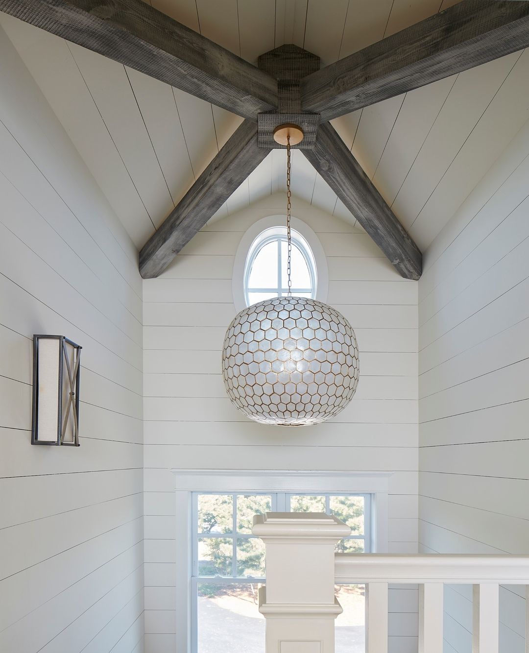 Accentuate Vaulted Ceilings with Dramatic Beams and Elegant Shiplap