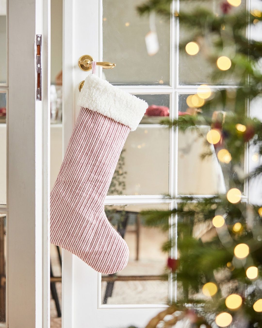 Hang Stockings on Door Handles