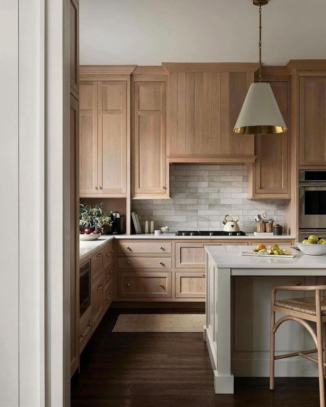 Timeless Beauty with Light Wood Cabinets