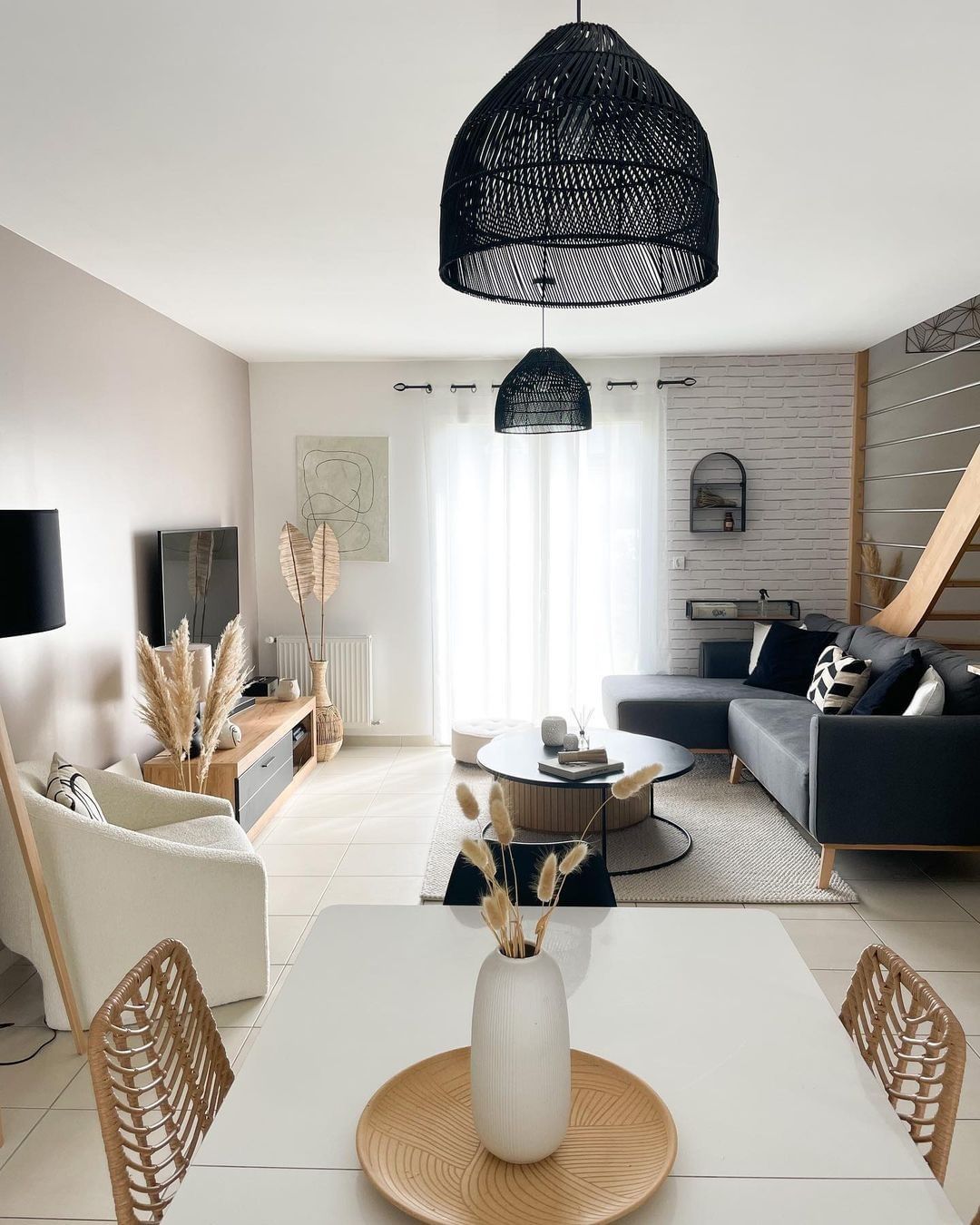 Add Visual Interest with Bold Pendant Lights