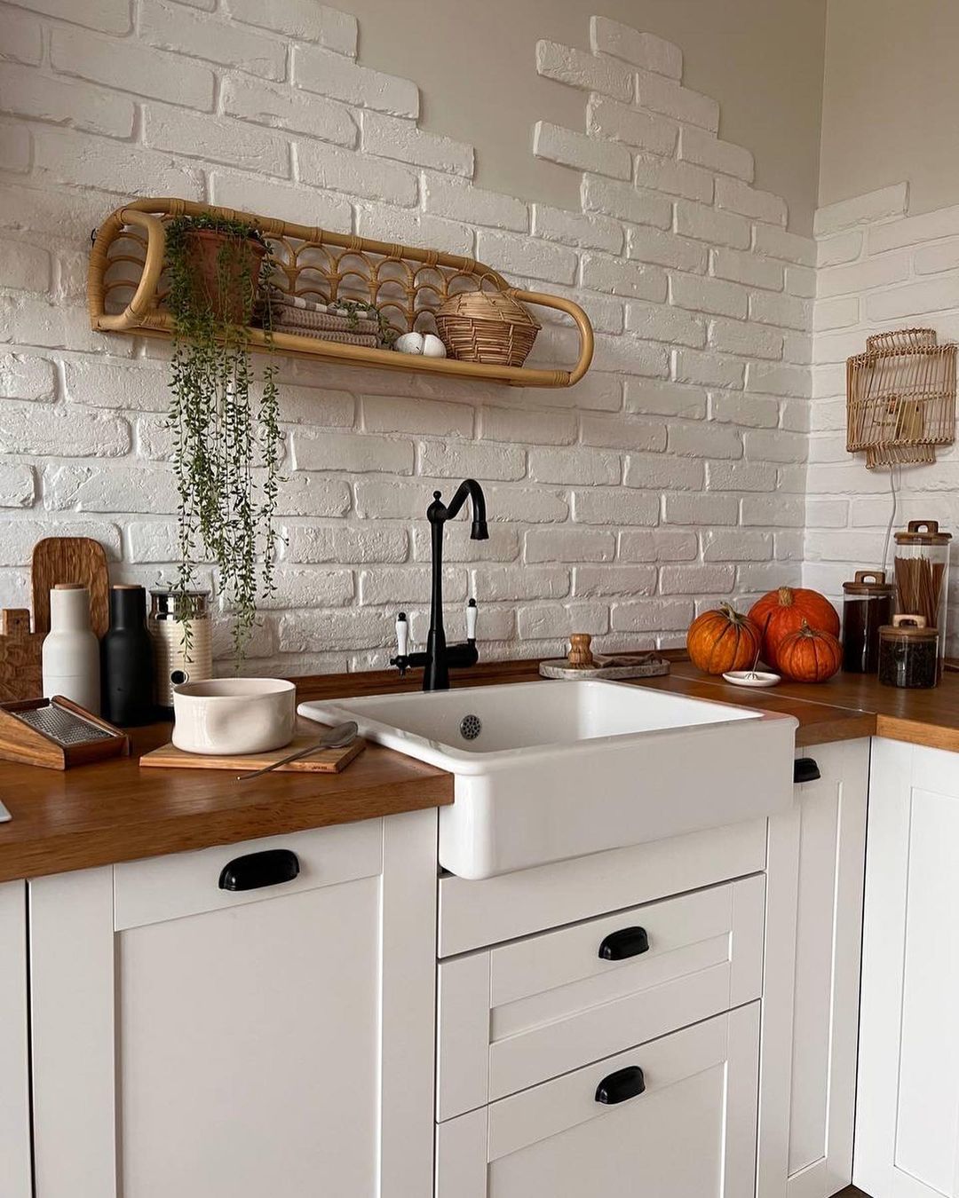 Rustic Appeal with Textured Brick Tiles