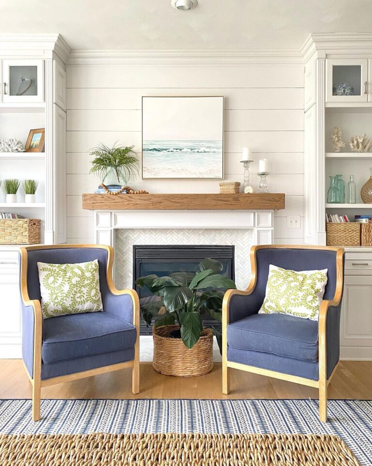 25 Most Beautiful And Lovely Coastal Fireplace Ideas You Will Love