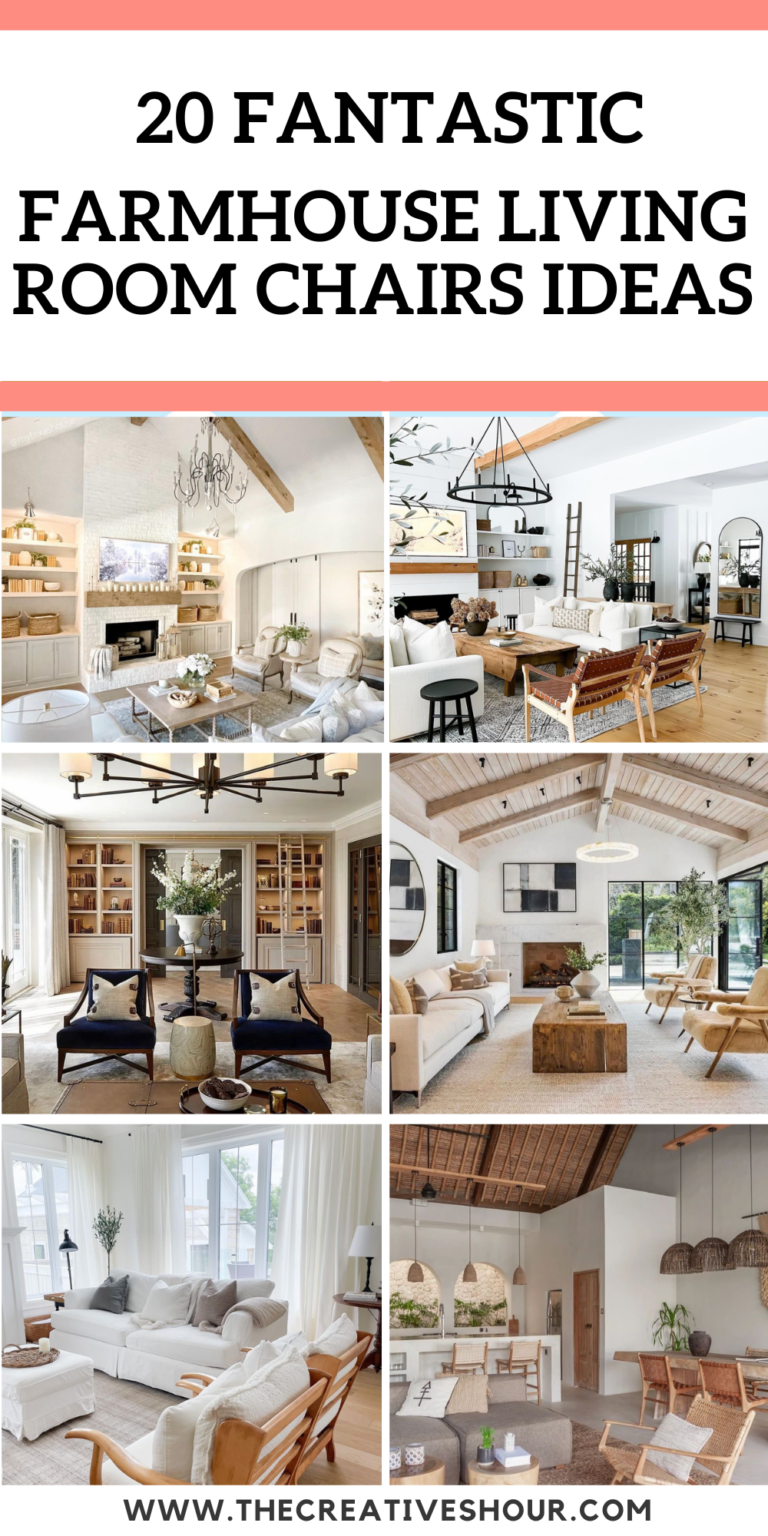 20 Cozy And Rustic Farmhouse Living Room Chairs You Should See