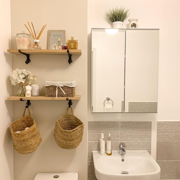 30 Floating Shelves Above Toilet Ideas You Will Love