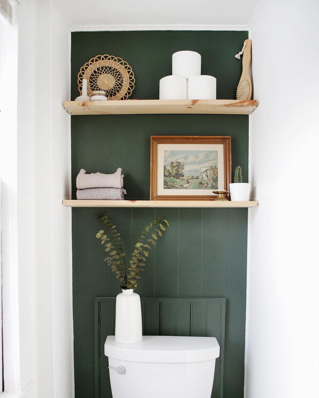 Rustic and Classic Floating Shelves