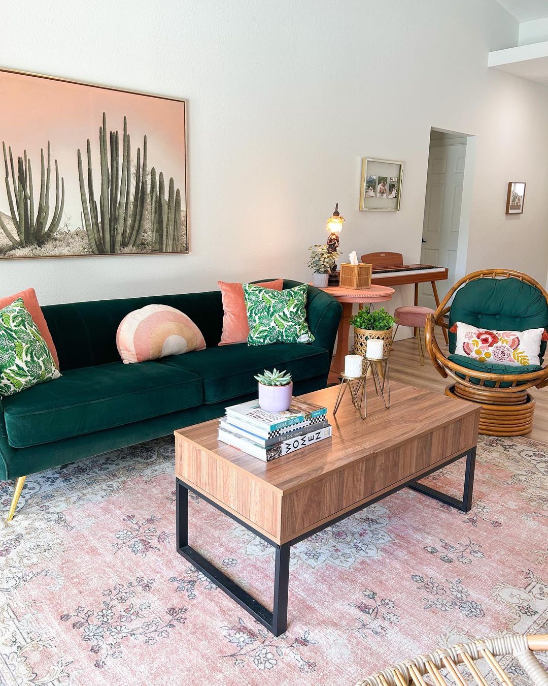 Incorporate Botanical Accents and Warm Tones