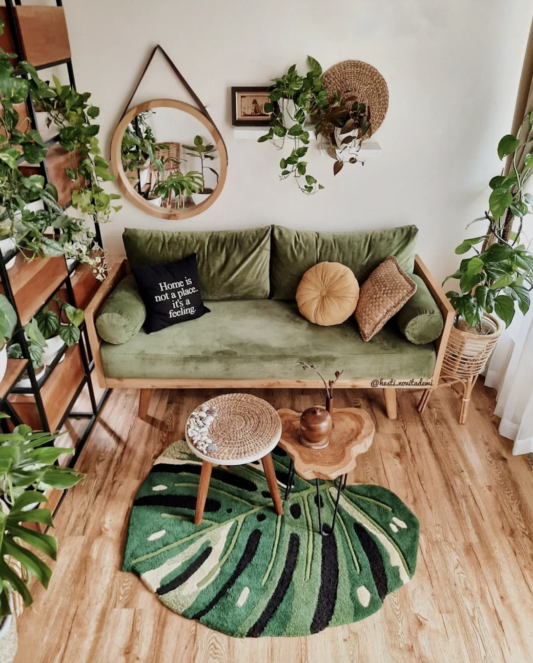 Embrace Natural Elements with Green Accents