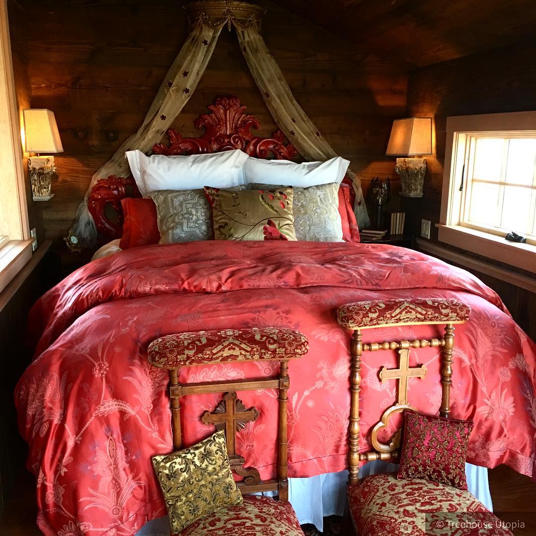Regal Rustic Red Bedroom