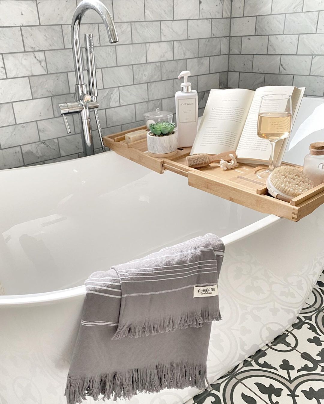 Elevate Bath Time with a Versatile Wooden Tray