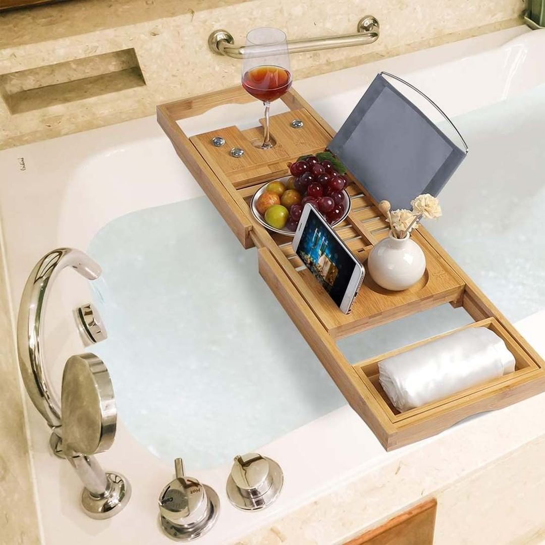 Indulge in Luxury with a Fully-Equipped Bathtub Tray