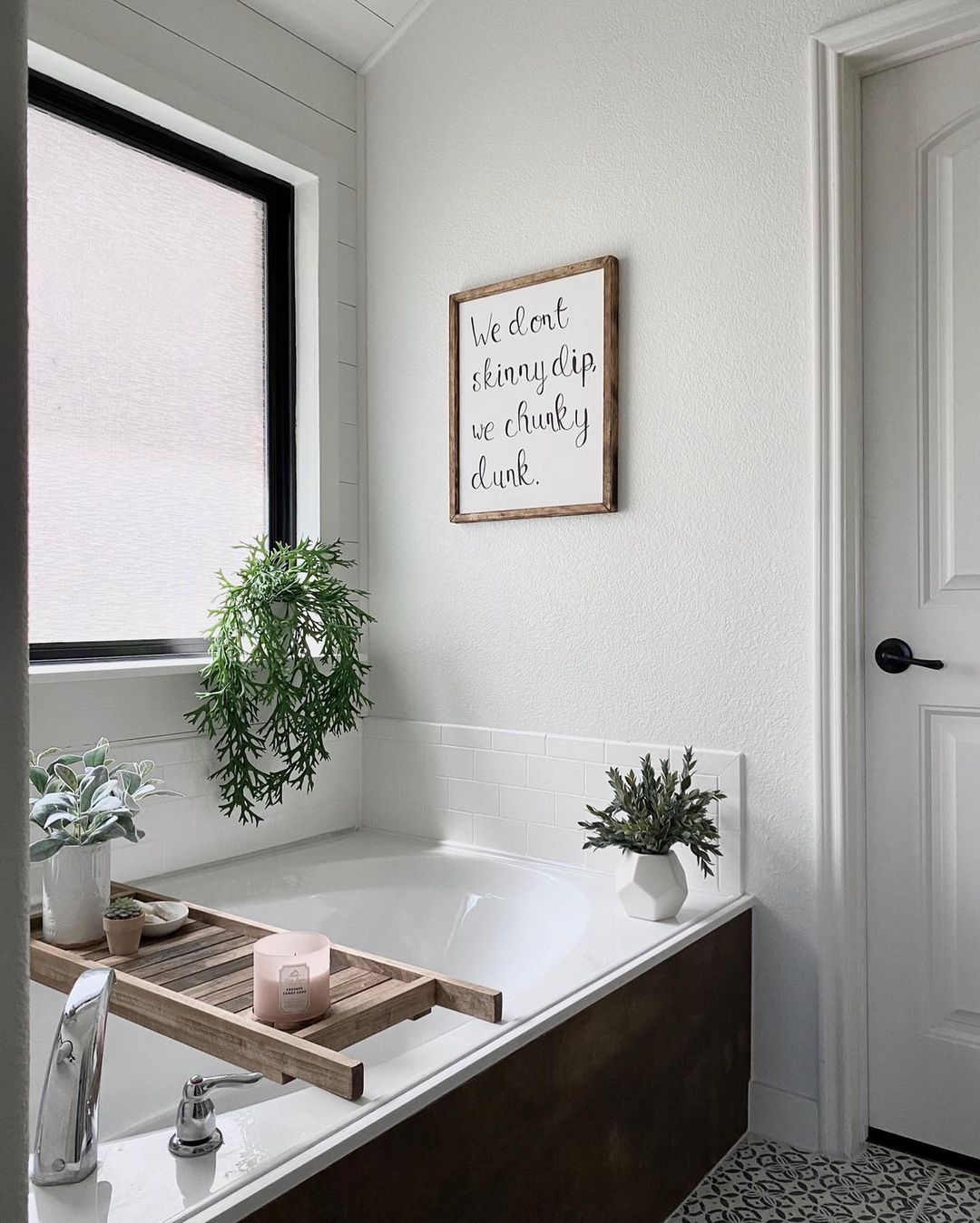 Add Natural Elements to Your Bath with a Rustic Tray