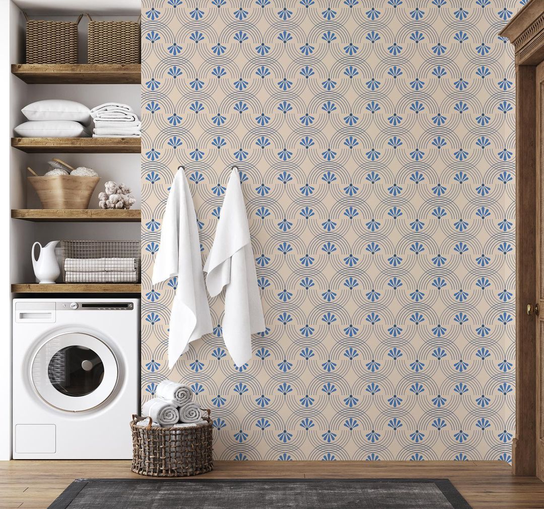 Art Deco Patterns for a Stylish Laundry Room
