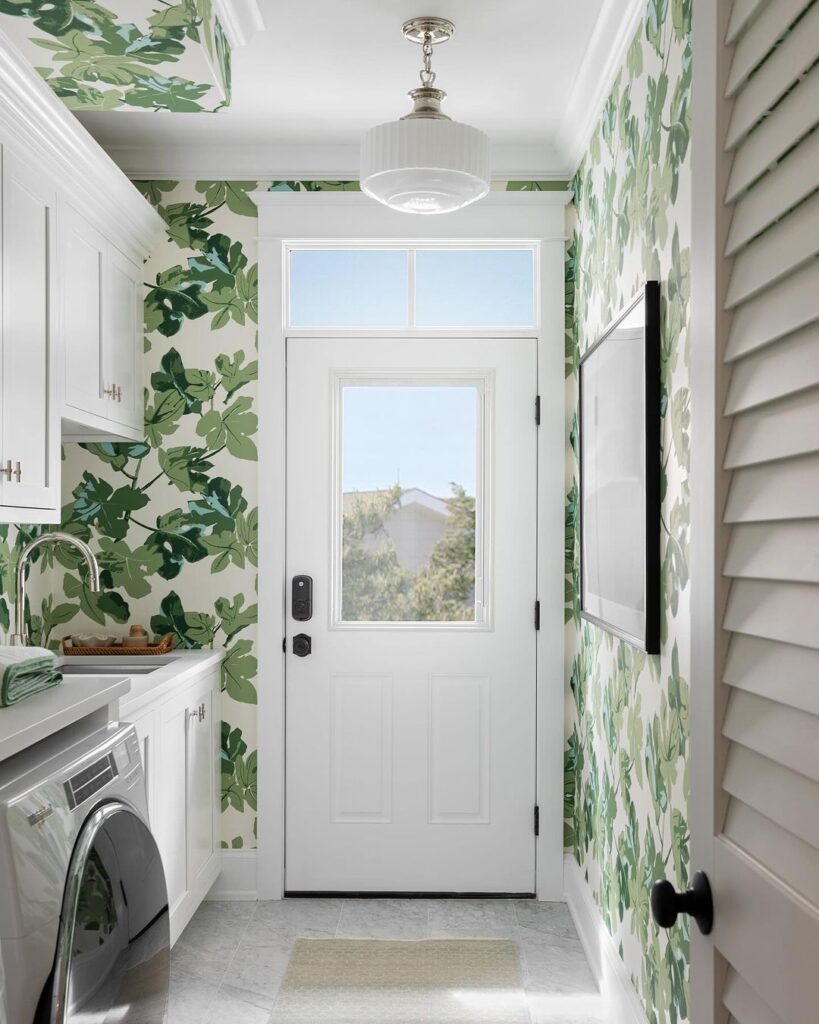 30 Beautiful Laundry Room Wallpaper Ideas You Will Love