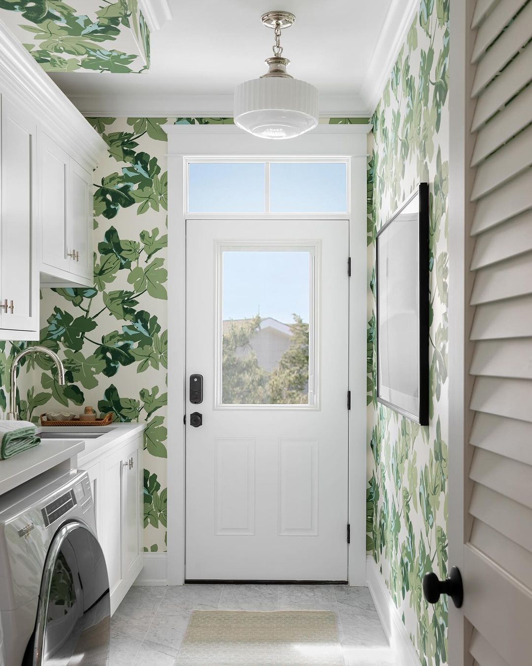 Leafy Greens for a Fresh Laundry Space