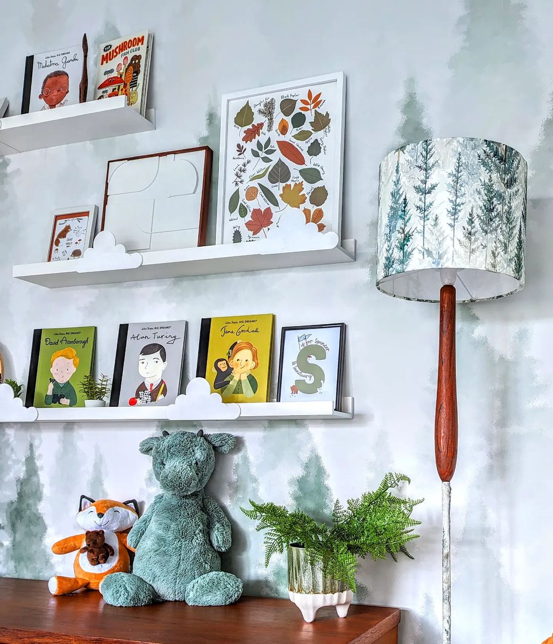 Elevate Woodland Nursery Decor with Themed Shelving