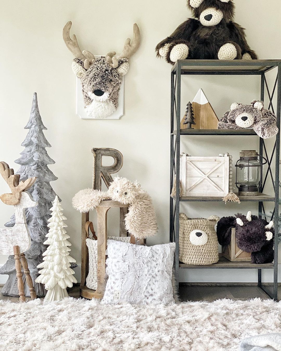 Add Playful Texture with Woodland-Inspired Plush and Decor