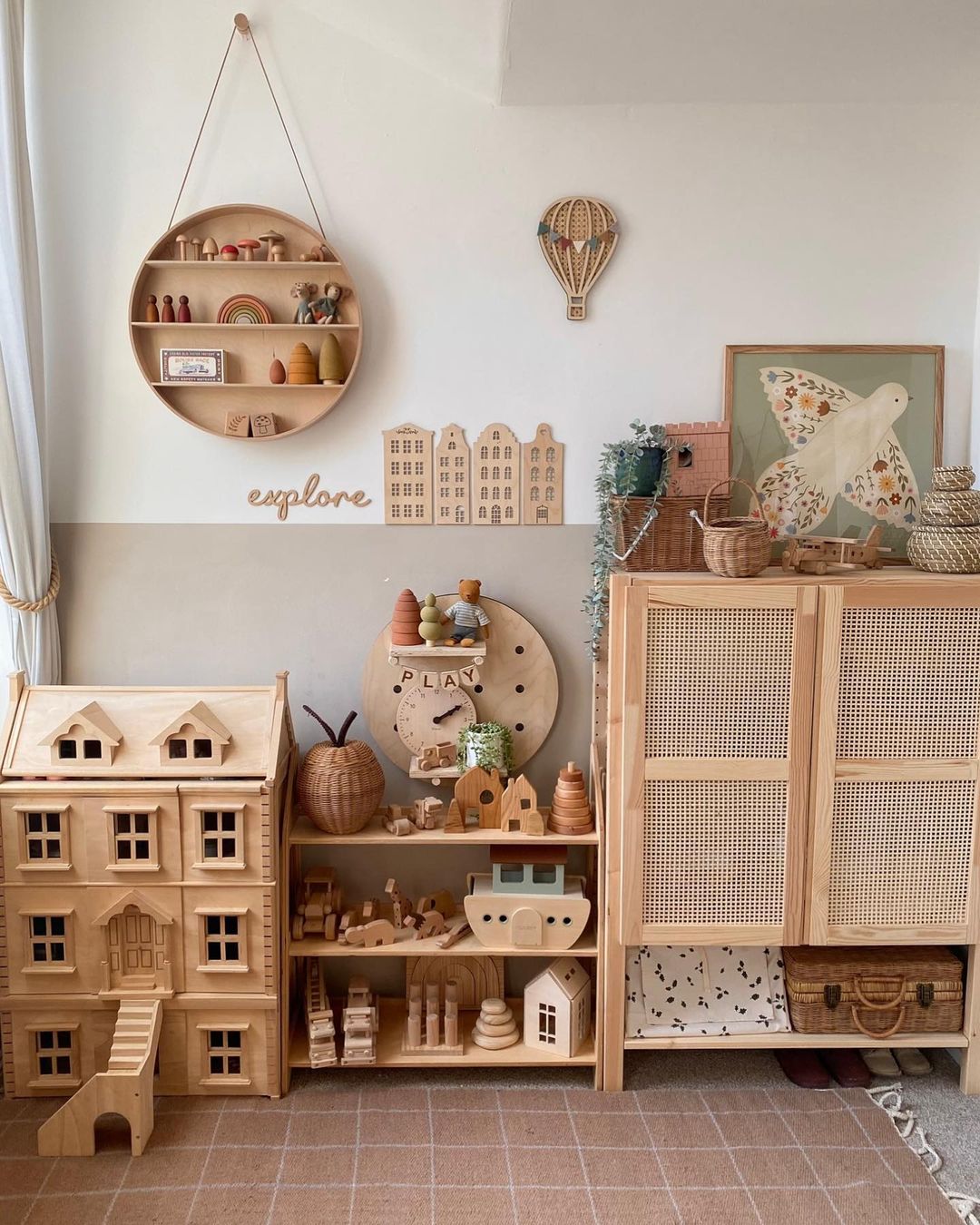 Organize with Style Using Woodland-Themed Storage Solutions