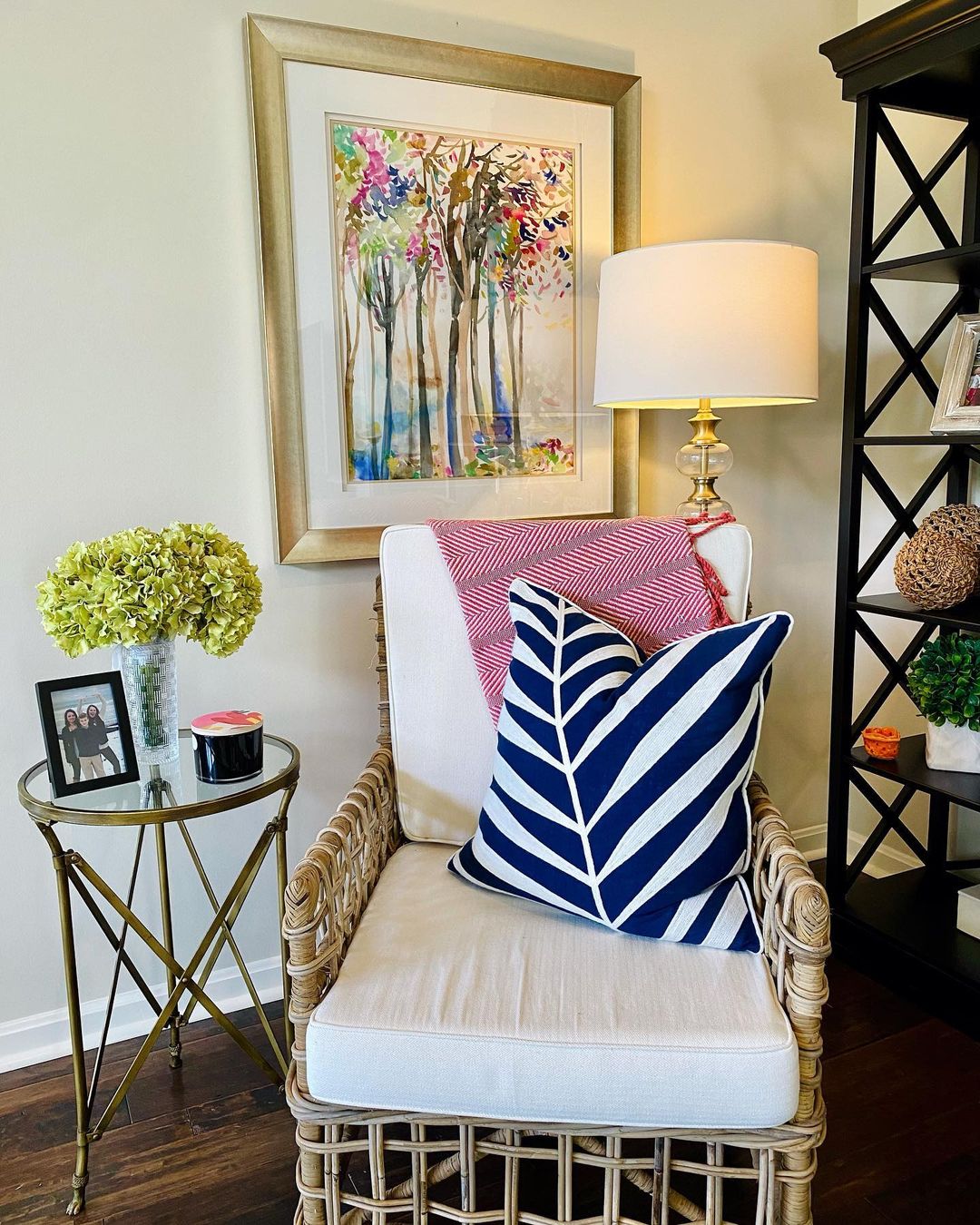 Cozy Reading Nook with Accent Chair