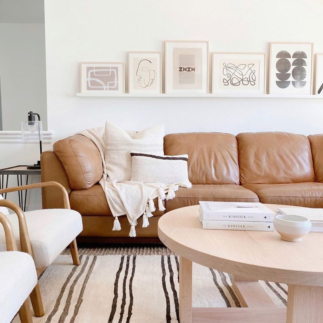 Achieve a Clean, Modern Look with a Tan Couch and Neutral Decor