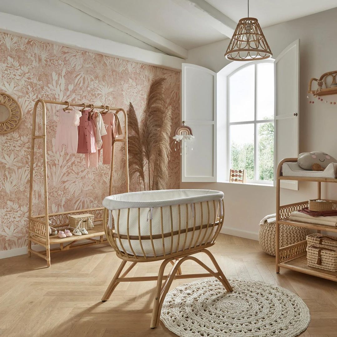 Nature-Inspired Pink Nursery