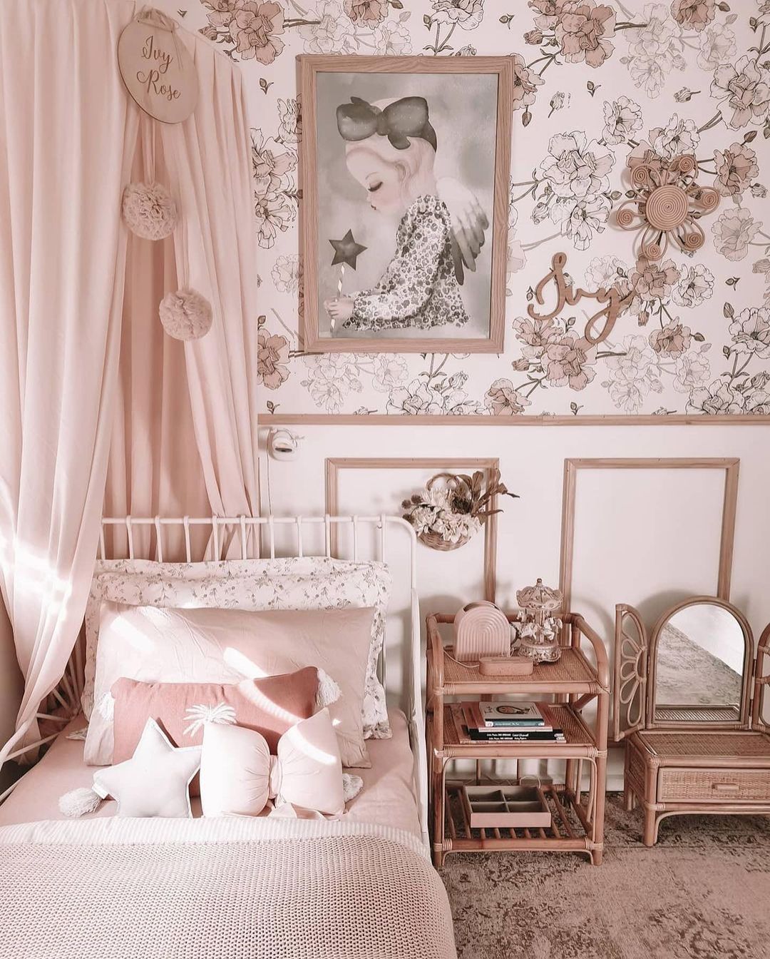 Vintage Floral Pink Nursery