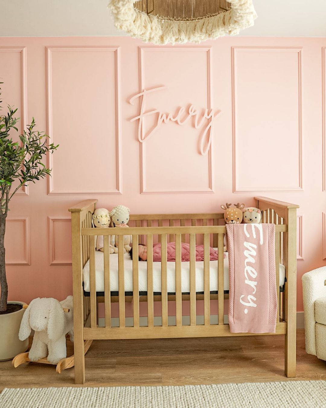 Personalized Pink Nursery