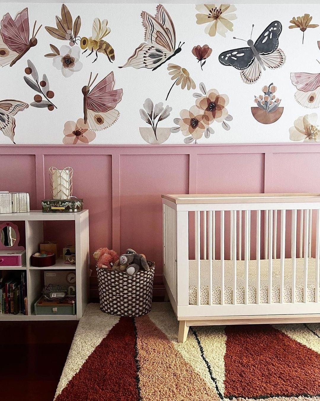 Butterfly-Themed Pink Nursery