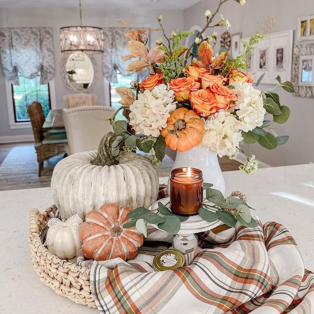 Rustic Autumn Tray Display