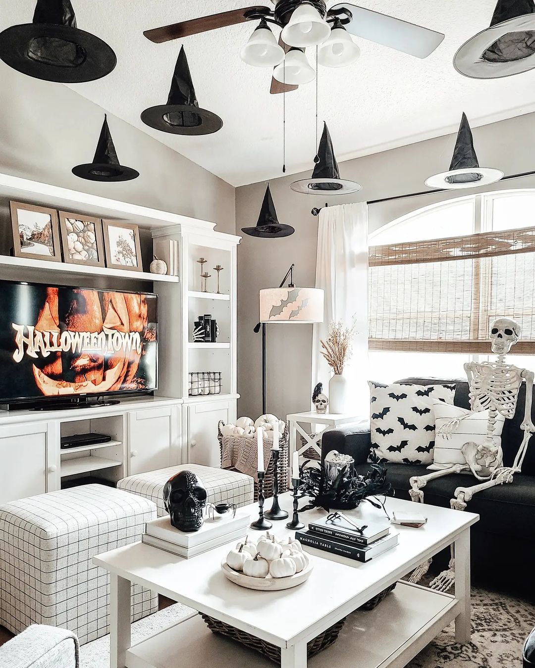 Create a Festive Halloween Living Room with Elegant Touches