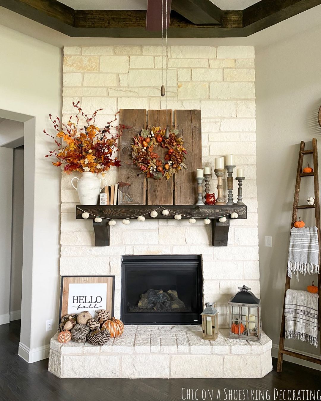 Rustic Charm with Earthy Tones and Cozy Details