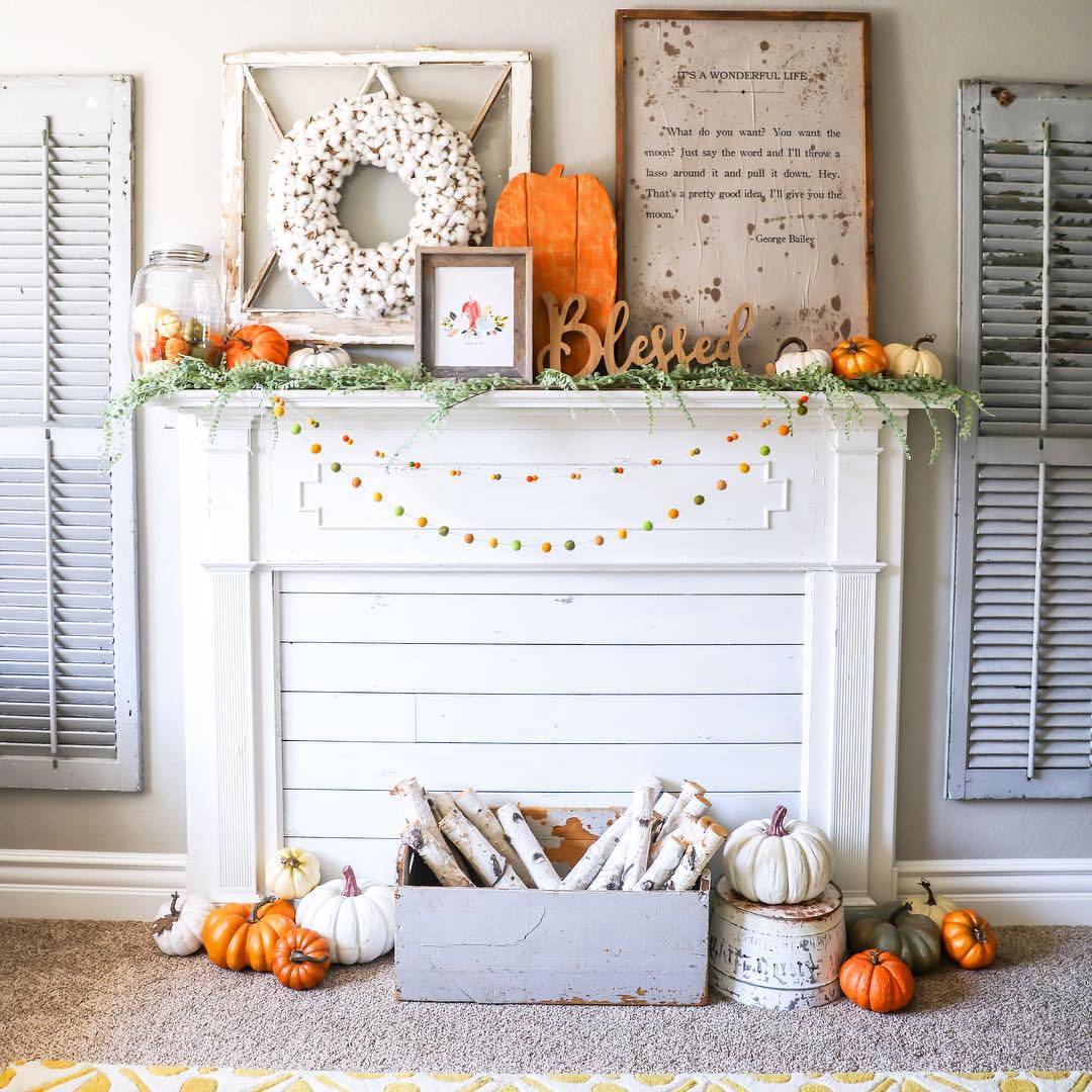 Whimsical and Cozy Fall Display