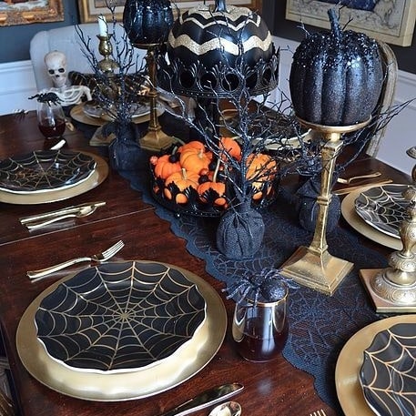 Create a Gothic Halloween Tablescape with Dark Elegance