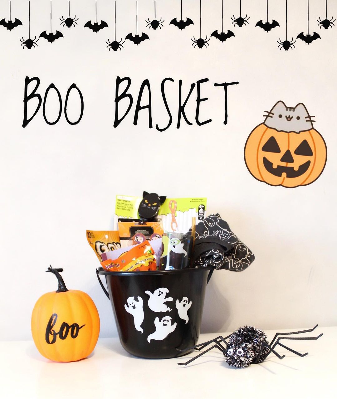 Simple Boo Basket