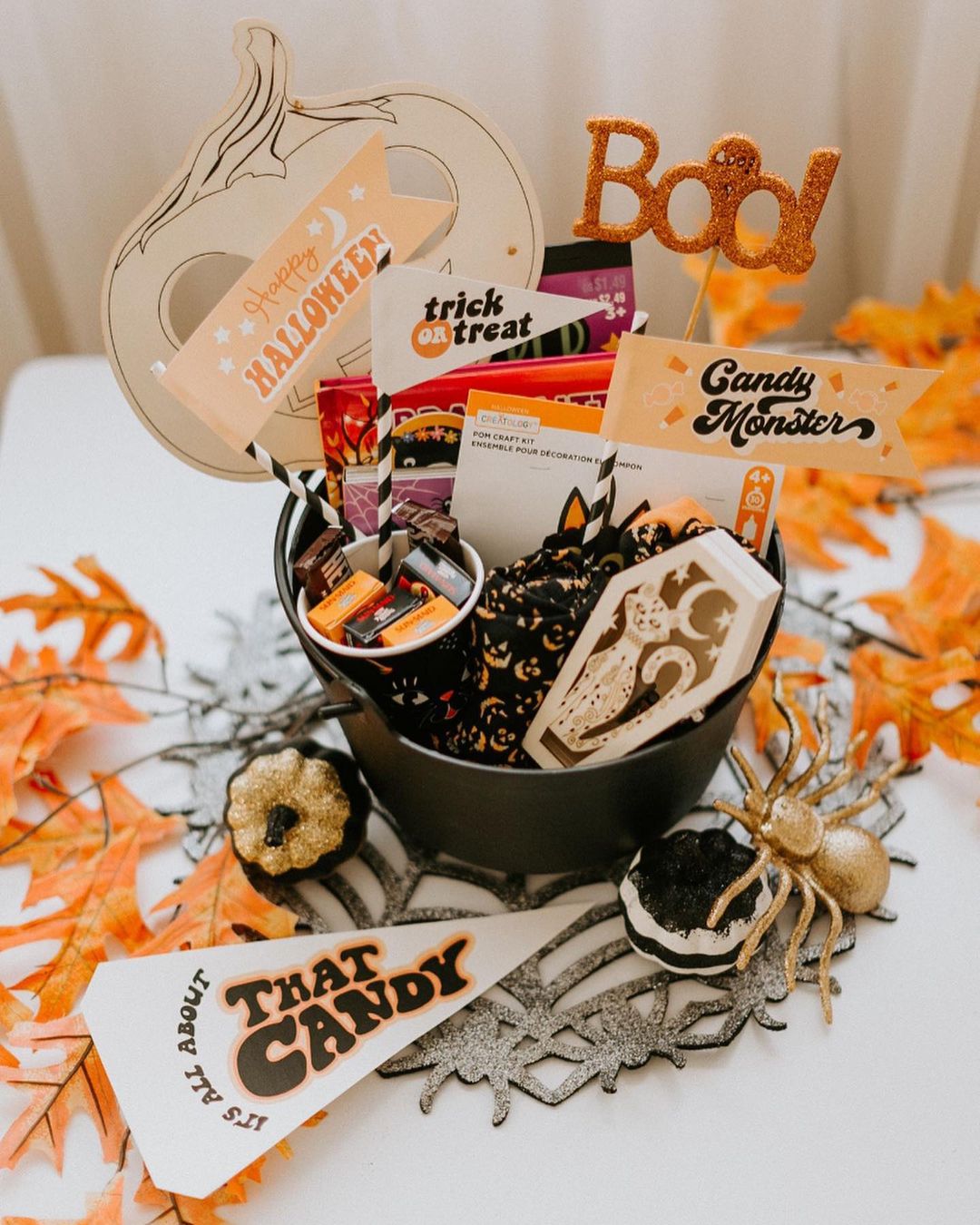 Candy Lover’s Halloween Basket