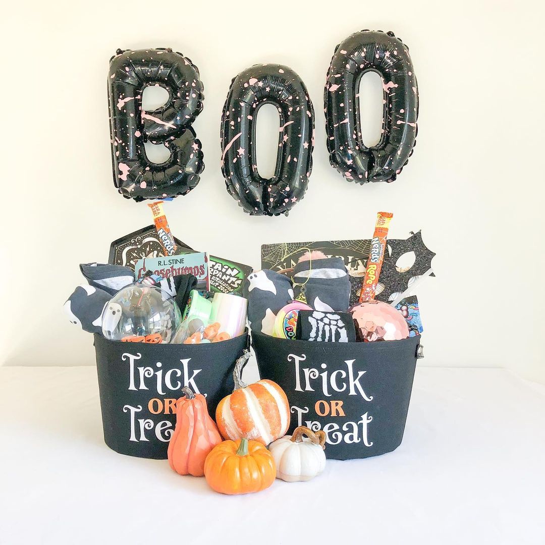 Classic Trick-or-Treat Halloween Baskets