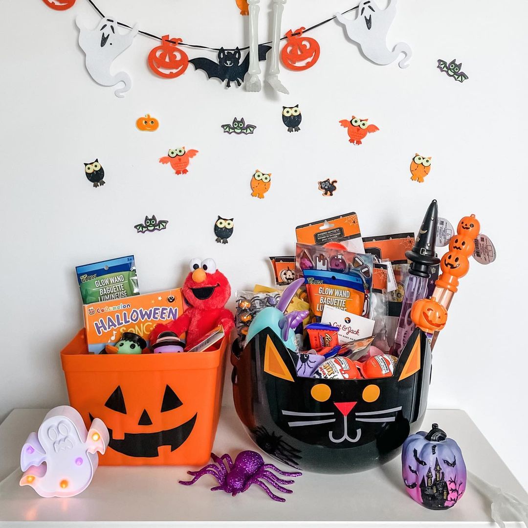 Playful Halloween Basket Duo