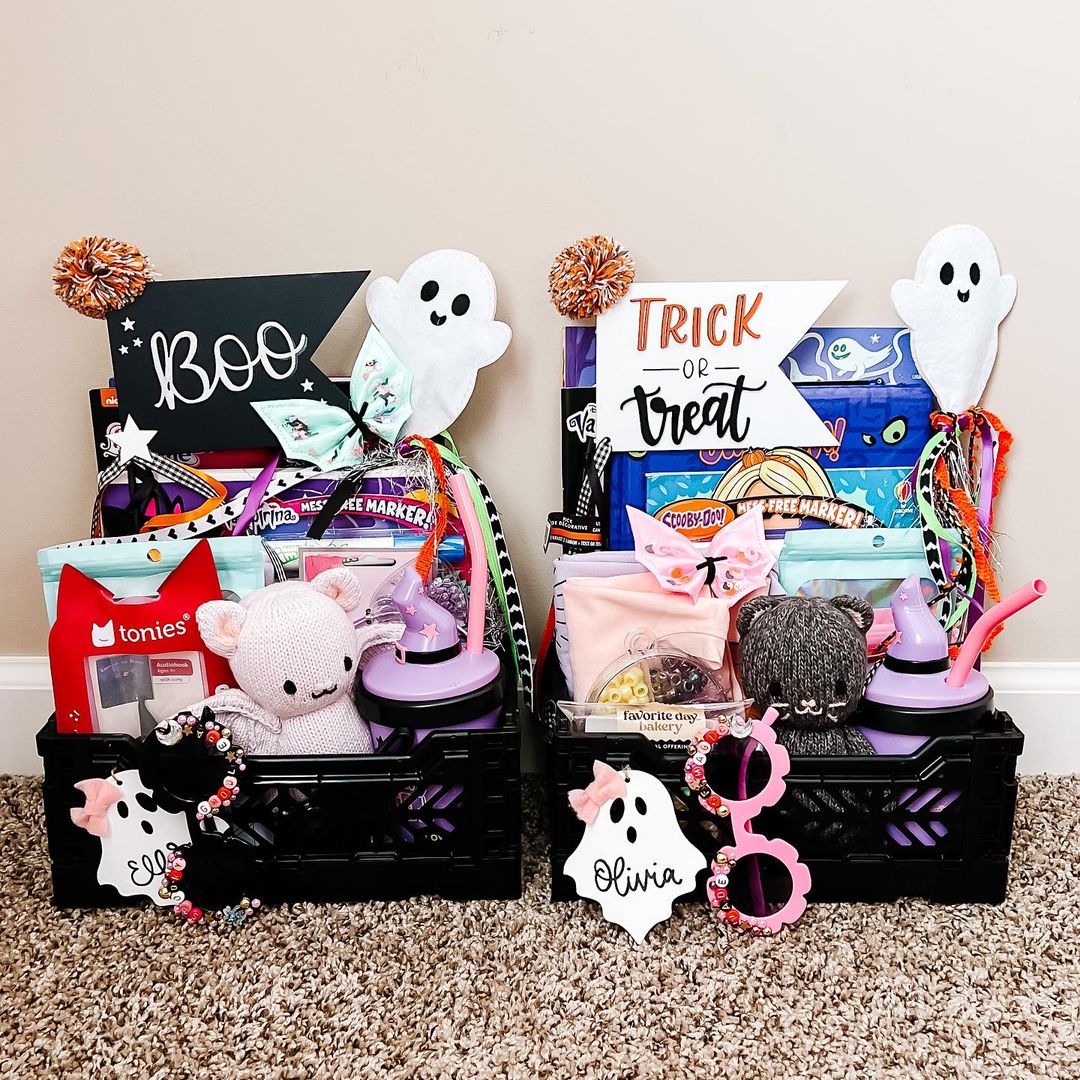 Personalized Halloween Crates