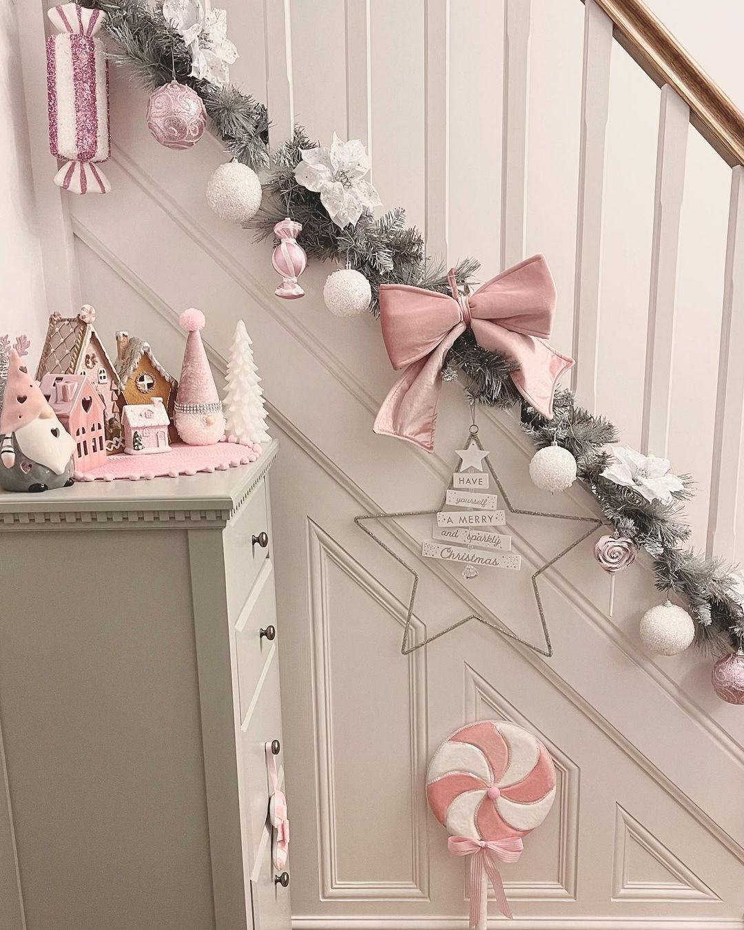 Infuse Sweetness with a Pastel Pink Candy-Themed Staircase