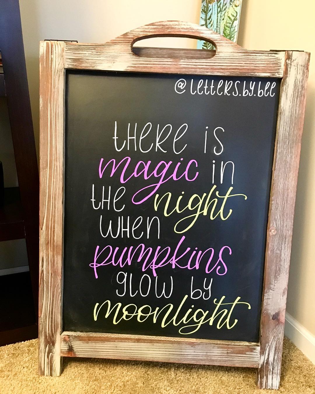 Add a Magical Touch with a Simple Hocus Pocus Chalkboard