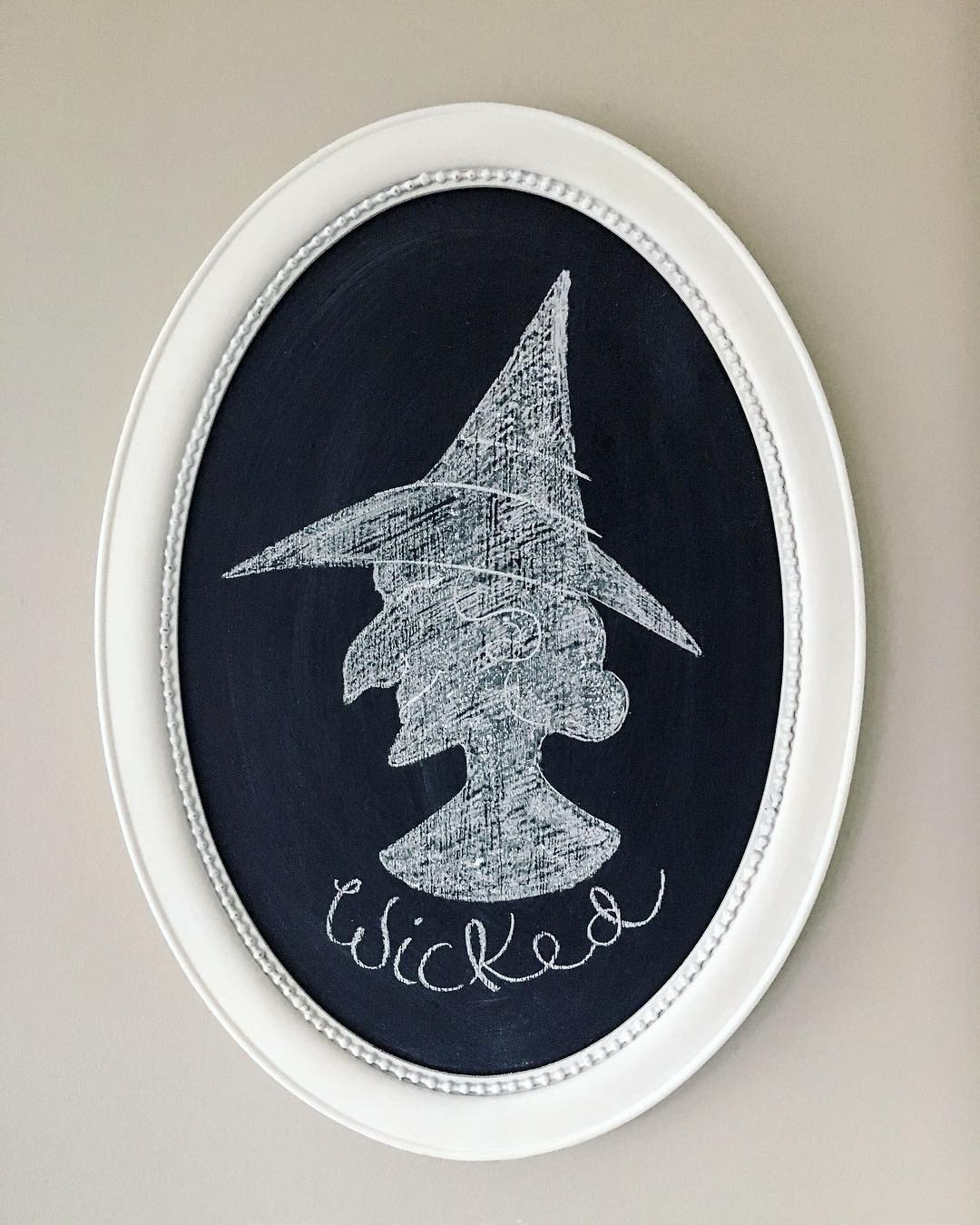 Embrace Simplicity with a "Wicked" Witch Chalkboard