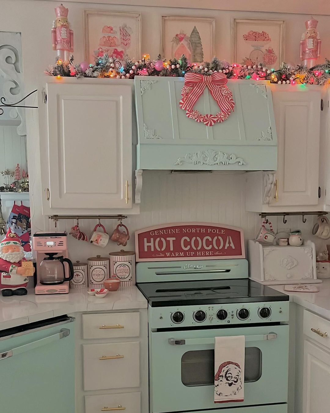 Create a Cozy Hot Cocoa Station with Peppermint Accents