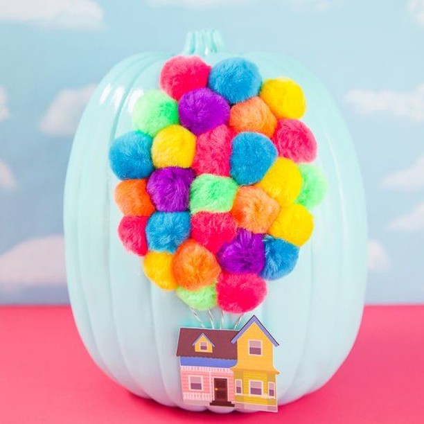 Create an "Up"-Inspired Balloon Pumpkin