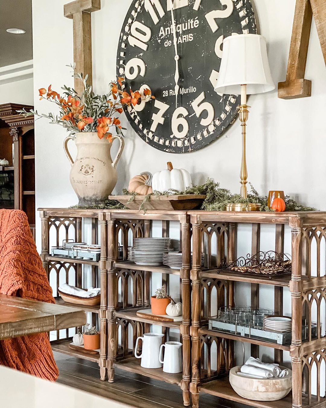 Style a Rustic Fall Buffet with Seasonal Accents and Vintage Flair