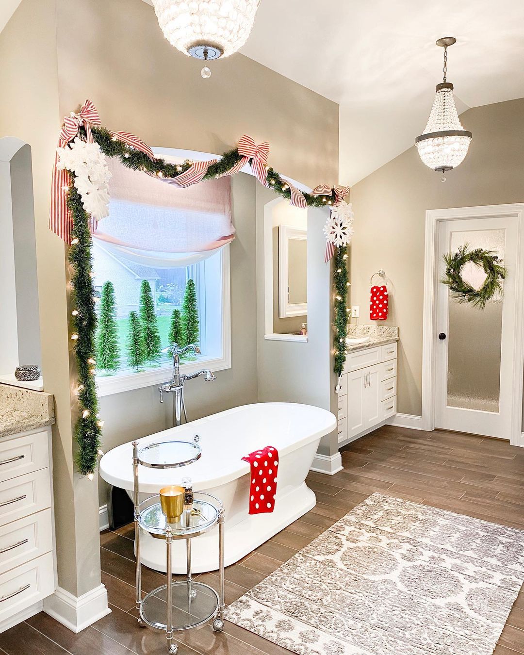 Elegant Holiday Bath