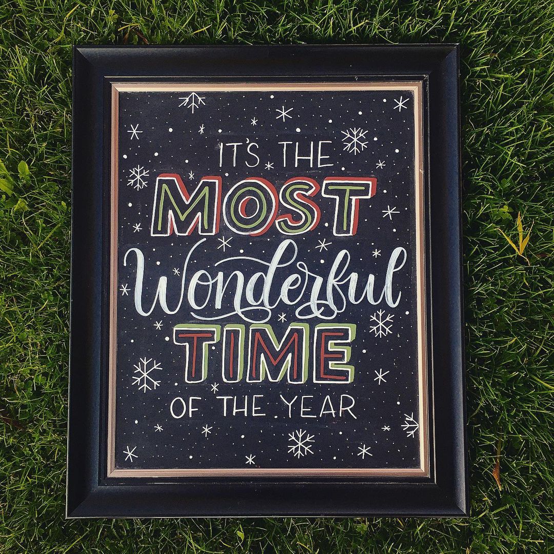 Bold Wonderful Time Chalkboard