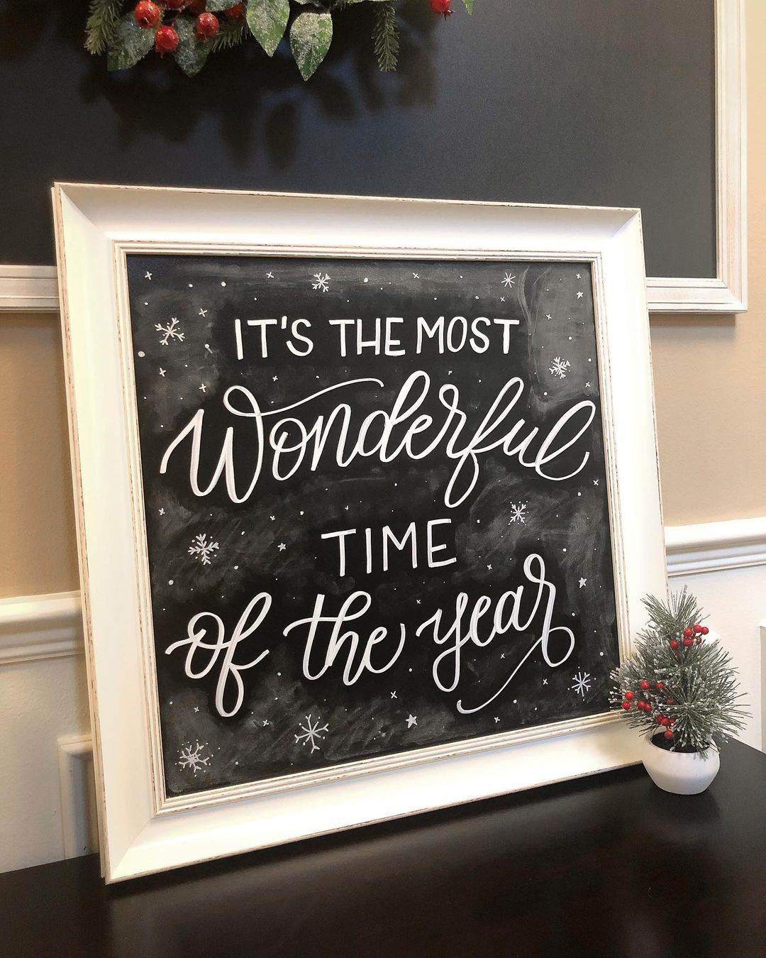 Wonderful Time Chalkboard Art