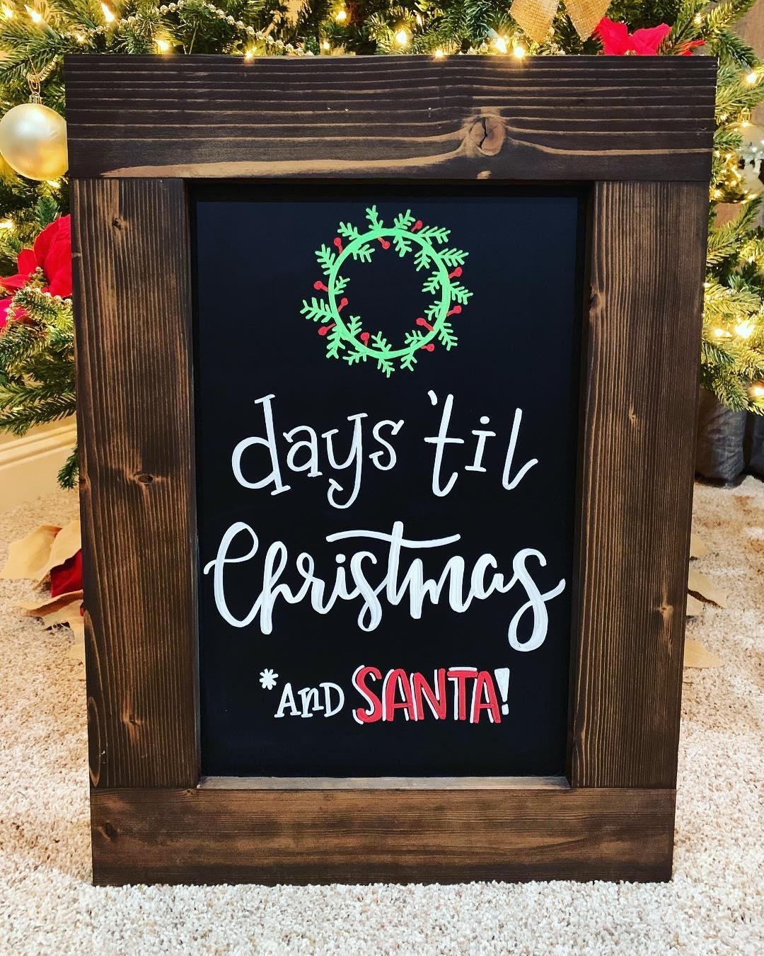 Countdown to Christmas Chalkboard