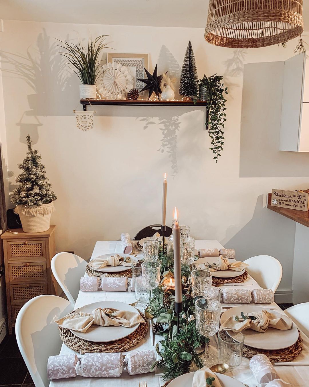 Soft Neutrals Holiday Table